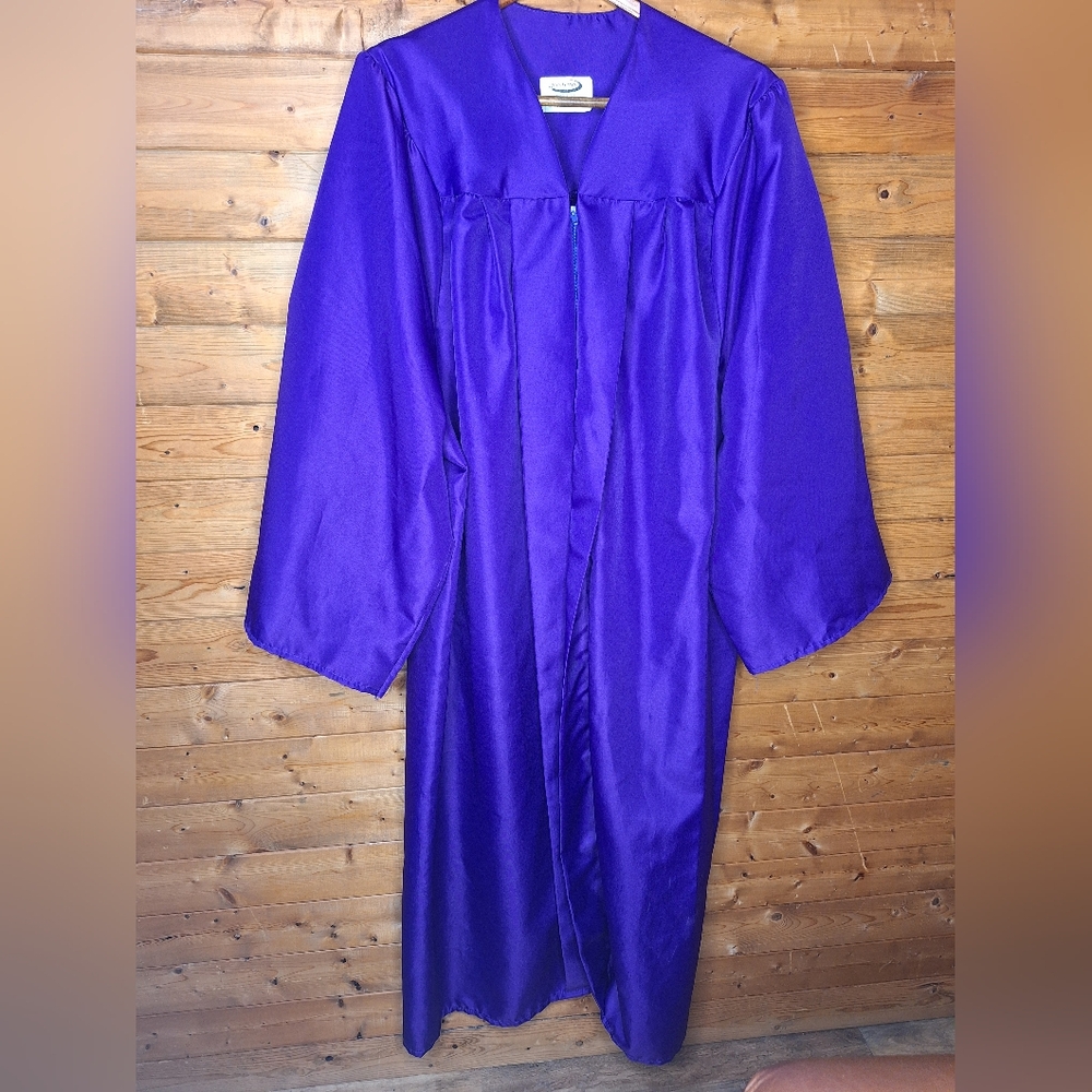 ❤️ Jostens PURPLE GRADUATION GOWN ROBE 5'10" 6'0" Unisex